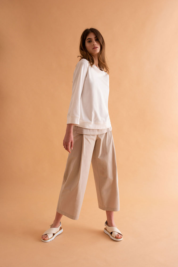 SHOP trousers + LULU sweatshirt
